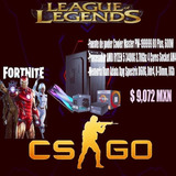 Pc Gamer Counter Strike, Leage Of Legends, Fornite