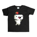 Remera Negra Adultos Pixel R13