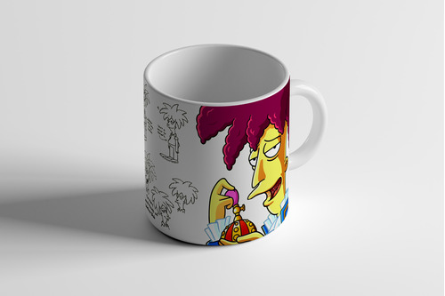 Taza Los Simpson Cerámica Premium Colección N°1 Varios Mod