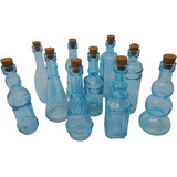 Botellas De Vidrio Vintage Con Corchos, Jarrones, Forma...