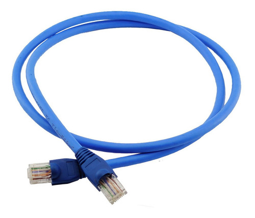 Cabo De Internet Cat6 Furukawa Gigalan 50cm Ethernet Azul