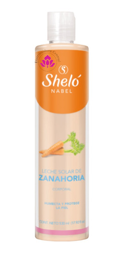 Leche Solar De Zanahoria Corporal Shelo Nabel® 530ml.