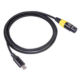 Cable De Micrófono Xlr Hembra A Usb Duradero Para 3 M [u]