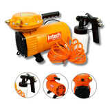  Compressor De Ar Direto Portátil Bivolt Com Kit Pintura