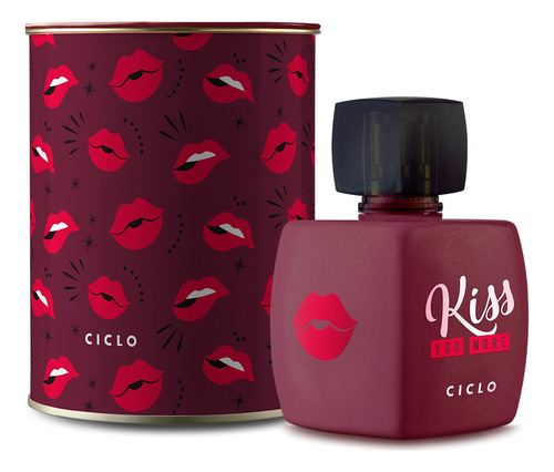 Kiss You More Deo Colônica Feminina 100ml Lata - Ciclo Mlf