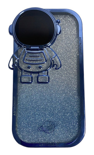 Estuche De Astronauta Escarchado Para iPhone