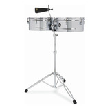 Timbal Lpa256 Aspire De 13  + 14  Lp Con Soporte Y Cencerro