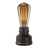 Lámpara De Escritorio Xihome Vintage, Estilo Industrial, 1 P