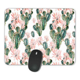 Mouse Pad Antideslizante 24x20cm Lavable Diseno Cactus