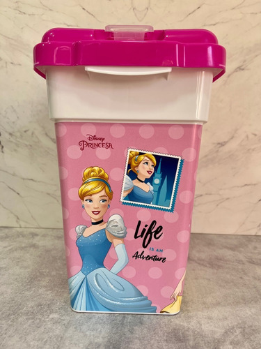 Caja Contenedor Multitapas Con Tapa Bisagra 10 Litros Disney