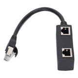 Perfect Adaptador Internet Splitter Rj45 Ethernet De 1 A 2