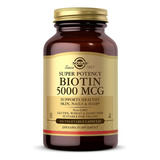 Solgar Biotina 5000mcg 100caps Sabor Neutro