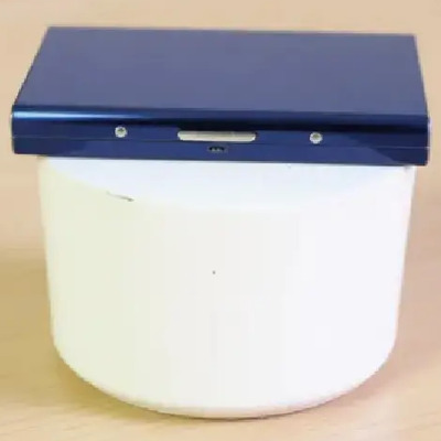 Billetera Metálica Meiduo Rfid Acero Inoxidable Azul Para 6 Tarjetas