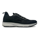 Tenis Deportivo Runing Eescord Negro/rojo Caballero Hombre