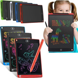 Kit 2 Lousa Mágica Infantil Tablet Desenhar Escrever Caneta