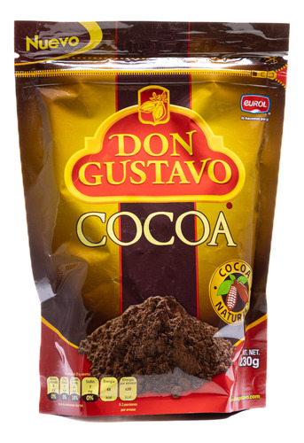 6 Bolsas De Cocoa Natural En Polvo Don Gustavo Sin Sellos