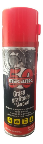 Lubricante Grasa Grafitada En Aerosol 237ml Mecanic 50 X12