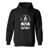 Sudadera Deportiva Hombre Hoodie Nasa Cohete