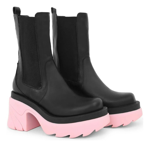 Botas Fiori Moca Talle 38 Rosa