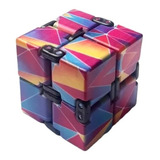 Cubo Infinito Articulado Infinity Cube Antiestres Metalizado