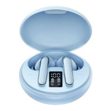 Audífonos In-ear Gamer Inalámbricos Fitpolo True Wireless Earbuds Flypods Azul Con Luz Led