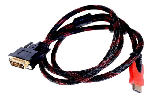 Cable Hdmi A Dvi Reforzado Doble Anillo Magnético Cdx-5023