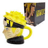 Mug Vaso Naruto Uzumaki Anime De Lujo