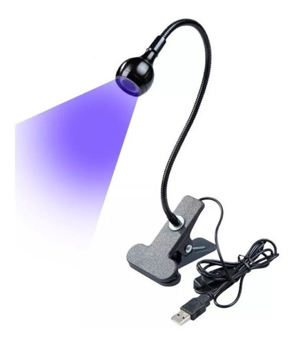 Mini Lampara Led-uv De Clip - Press On - Clip Uv Lampara