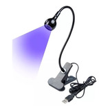 Mini Lampara Led-uv De Clip - Press On - Clip Uv Lampara