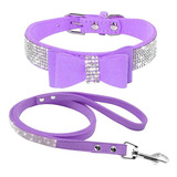 Dogs Kingdom Collar De Perro Con Cristales Brillantes Y Cor.