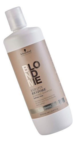 Shampoo Blondme Keratin Restore All Blondes - Schwarzkopf 1l