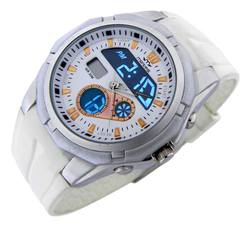 Reloj Montreal Hombre Ml1627 Ana-digi Luz Alarma Cronómetro