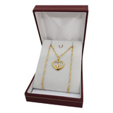 Super Oferta Hermoso Conjunto Cadena + Medalla 15 Años Enchapado En Oro 18kt. Calidad Premium. Garantía 6 Meses 