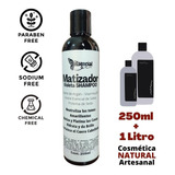 Shampoo Matizador Violeta Natural Platinado 250ml + 1litro