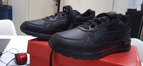 Puma Graviton  Cuero Negras 