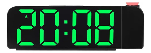 Relógio Mesa Digital Led Com Projetor Temperatura Alarme