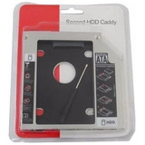 Case Adaptador Caddy 2º Hd Ssd/dvd Para Notebook 12mm 12,7mm