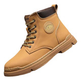 Botas Para Hombre Botines Martín Calzado De Cordones Zapato