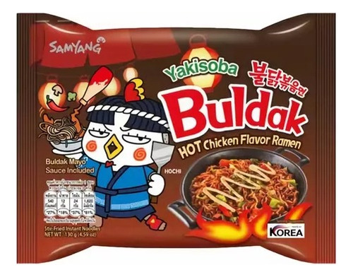 Ramen Coreano Hot Chicken Sabor Yakisoba Samyang Buldak 