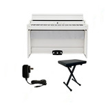 Piano 88 Teclas Korg G1 Air Blanco Mueble 3 Pedales Banqueta