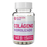 Colágeno Hidrolizado 60 Cápsulas 500 Mg Nutrición 2000