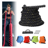 Cuerda De Crossfit Azote Battle Rope Fitness Gym 9m*38mm