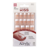 Kiss Products Salon Kit De Uñas De Acrílico Francés, Sug