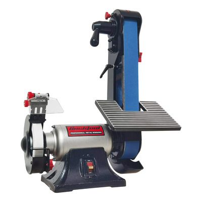 Bucktool Combo 2  X 42  Belt Sander 6  Bench Grinder, Knife  | Meses sin interés