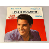 Vinilo Single Rojo Elvis Presley  / Wild In The Country