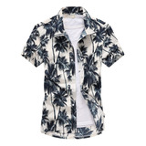 Camisa Floral Hawaiana For Hombre Talla Grande