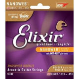 Elixir 16182 Nanoweb Bronce Fosforado Hd Guitarra Acústica L