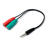 Cable Plug 3.5mm A 2 Mini Plug  H Microfono Audio