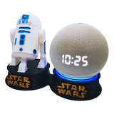 Soporte Base Para Alexa Echo Dot 4 Y 5 Gen R2d2 Star Wars 