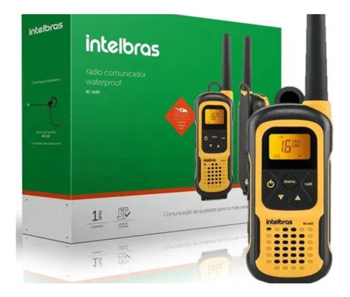 Kit 2 Radio Comunicador Intelbras Rc 4102 Water Proof (par)